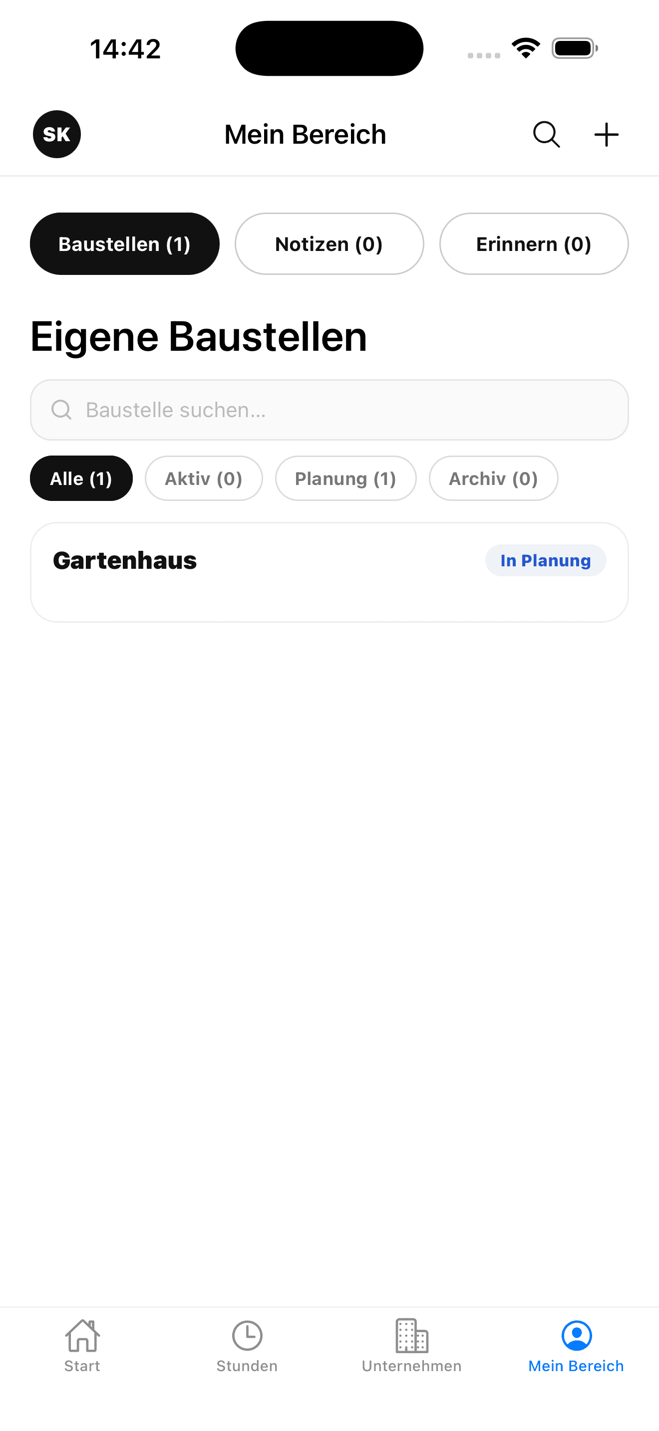 Private Projekte